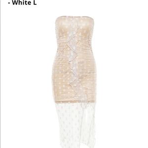 White Polka Dot Dress